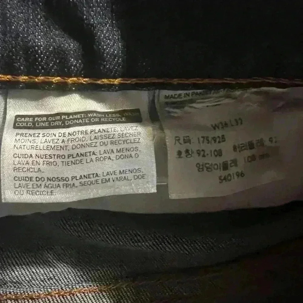Levi’s 522, Red Tab Jeans.  Men’s W36 L32.  Pre Owned in Excellent Condition. - Picture 8 of 8